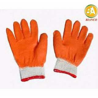 Găng tay sợi phủ cao su một mặt - 10 đôi