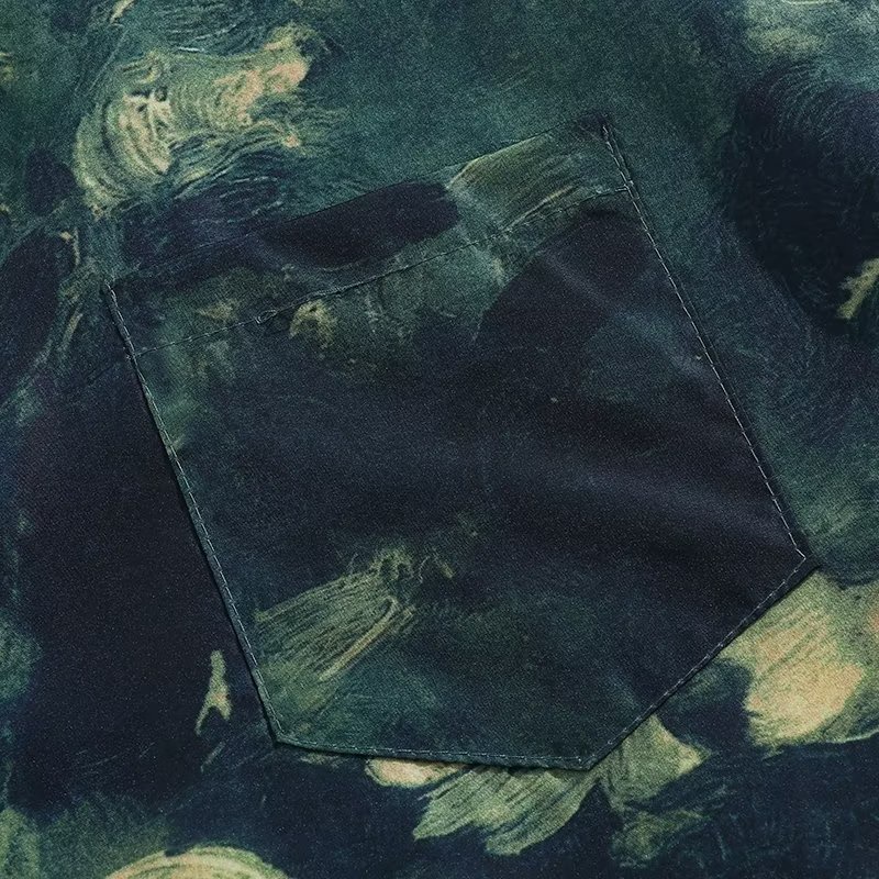 Áo Sơ Mi Mùa Hè Tay Ngắn Phong Cách Harajuku Mới 2022