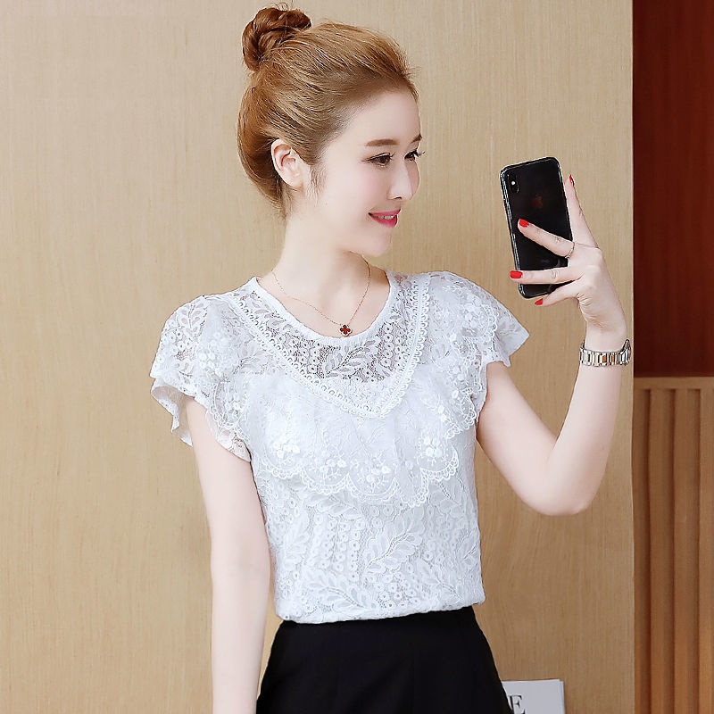 Áo Sơ Mi Voan Ngắn Tay Thời Trang Mùa Hè Dành Cho Nữ