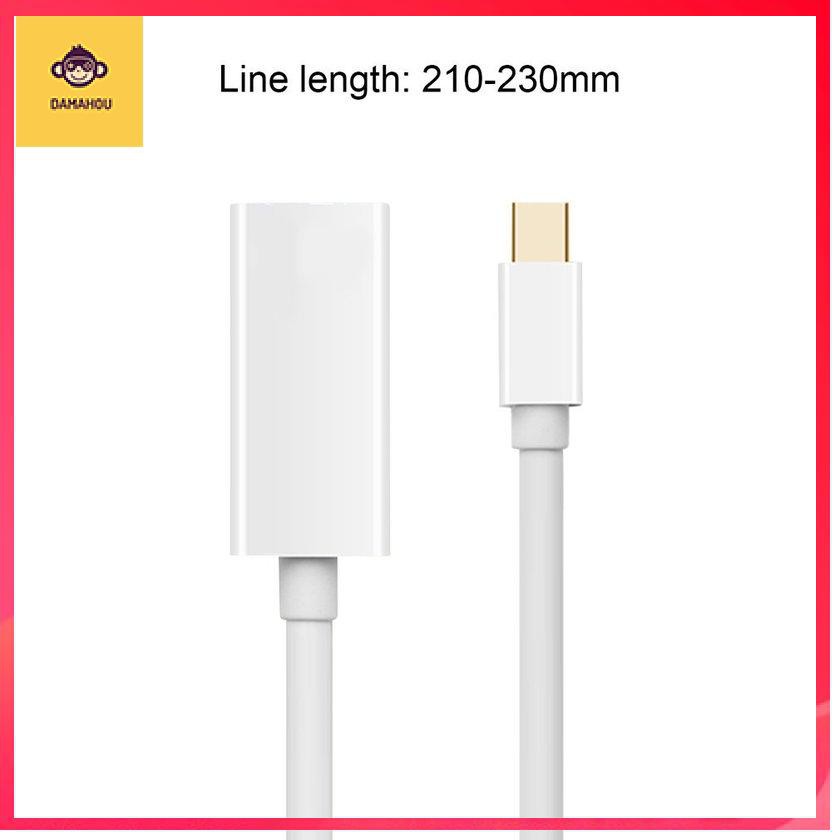 Cổng hiển thị mini Bộ chuyển đổi MINI DP sang HDMI Dây cáp ngắn cho MacBook Pro