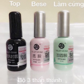 Bộ 3 Hoa Hồng ( top - liên kết - cứng móng )