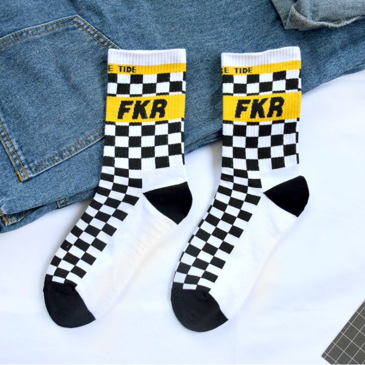 Bộ 4 đôi tất nam nữ cao cổ phong cách Unisex FRCAPE - Hàng Cao Cấp