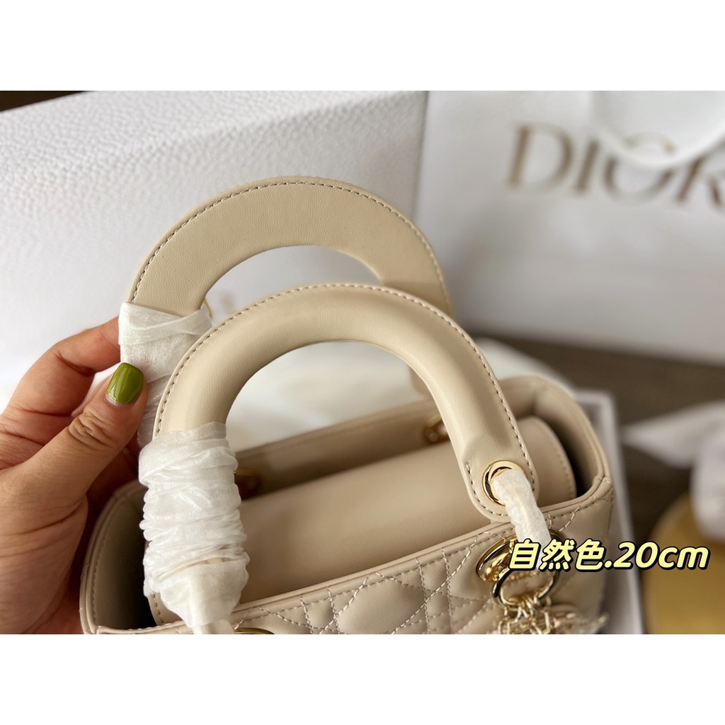 Túi xách nữ có dây đeo vai da thật 𝘿𝙞𝙤𝙧 CD cao cấp, đơn giản, sang trọng, quý phái