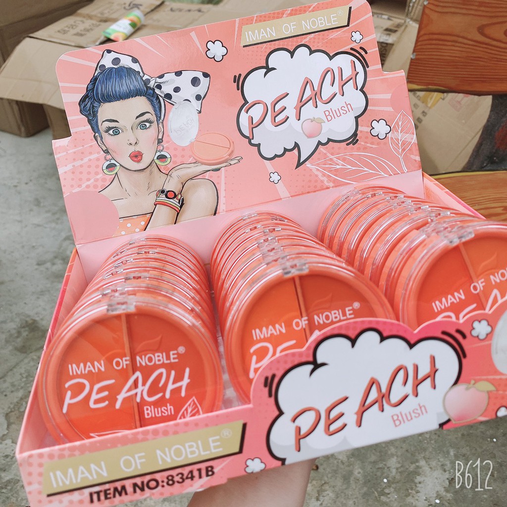 Phấn má hồng 2 ngăn Peach Blush P214 | BigBuy360 - bigbuy360.vn