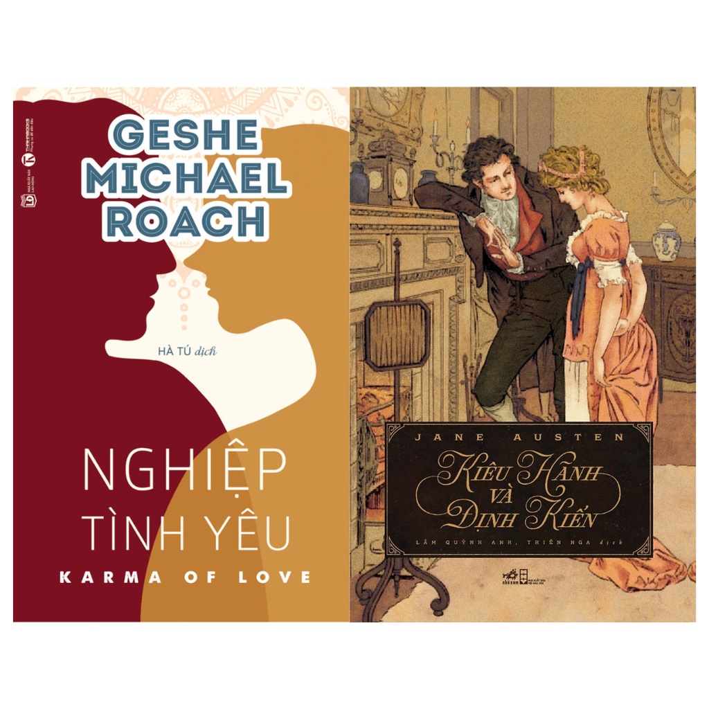 Sách Combo 2 Cuốn: Nghiệp Tình yêu + Kiêu Hãnh và Định Kiến