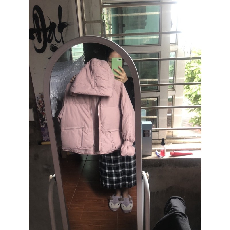 Áo phao Hồng xinh