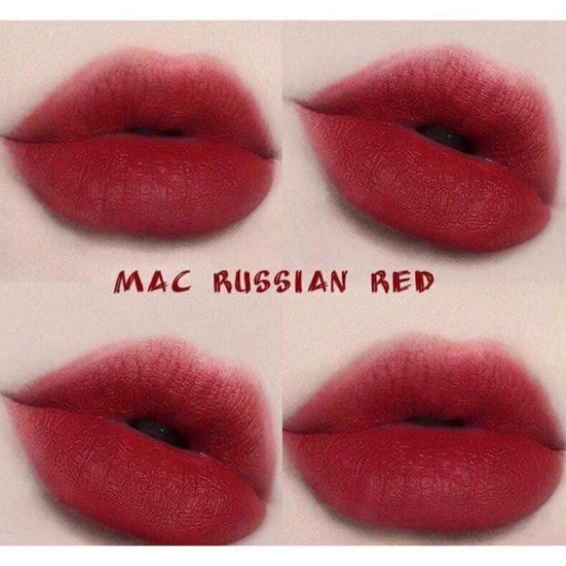 Son MAC Russian Red 612 Màu Đỏ Cổ Điển – Matte