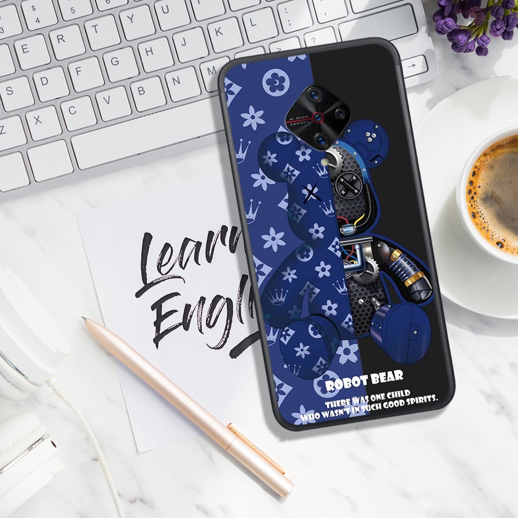 [HOT]ỐP VIVO S1 - S1 PRO , In Hình Gấu Robot họa tiết L-V màu sắc cực đẹp.