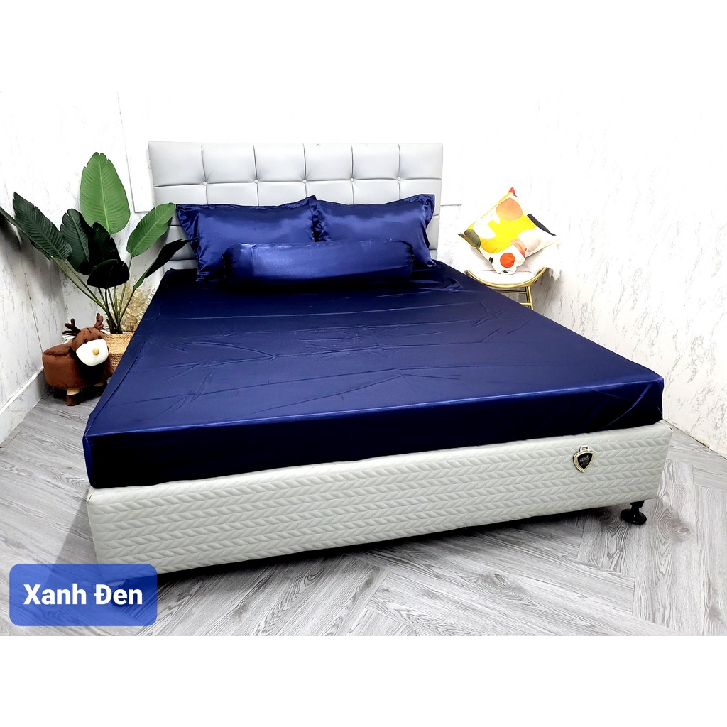 Ga (Drap) phi lụa Thái Tuấn cao cấp loại 1, bọc nệm 1m6,1m8 x2m, nệm bo chun phi lụa - Chăn ga sỉ HCM