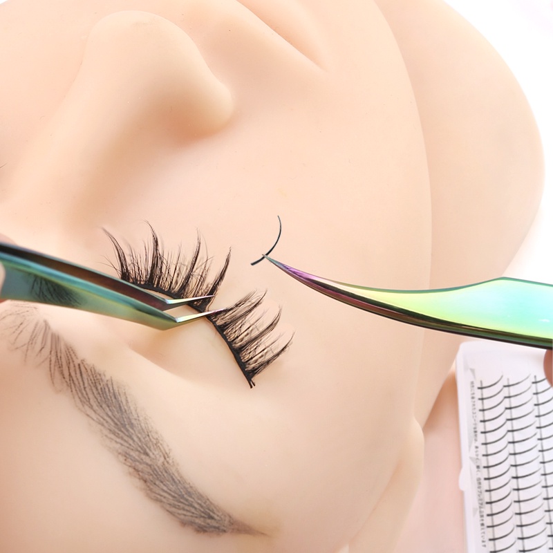 60 cụm lông mi kéo dài hình dạng một quạt cá nhân phẳng 3D mịn, chuẩn bị khối lượng lông mi mở rộng các mỹ phẩm trang điểm