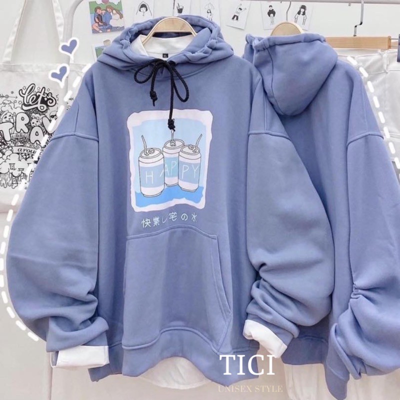 Áo Hoodie 3 Ly Nước Chất Nỉ Siêu đẹp(100% ảnh thật của Shop)[FREESHIP]