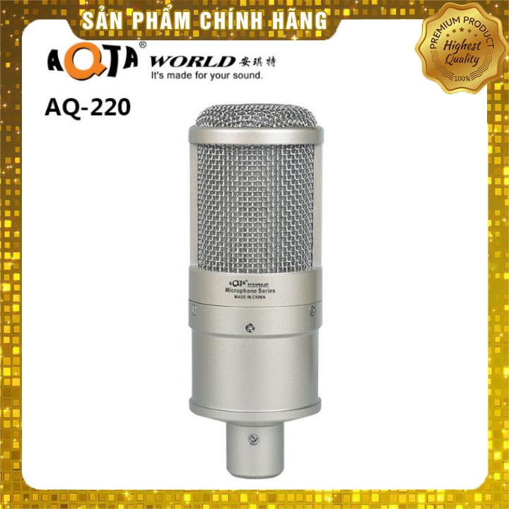 [Mã ELHACE giảm 4% đơn 300K] Mic Thu Âm Cao Cấp AQTA AQ220