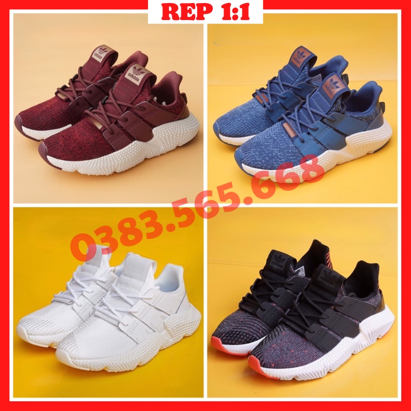 Giày Thể Thao, Giày Sneaker Prophere Xanh Dương, Trắng, Đỏ, Đen Gót Cam Bản Cao Cấp