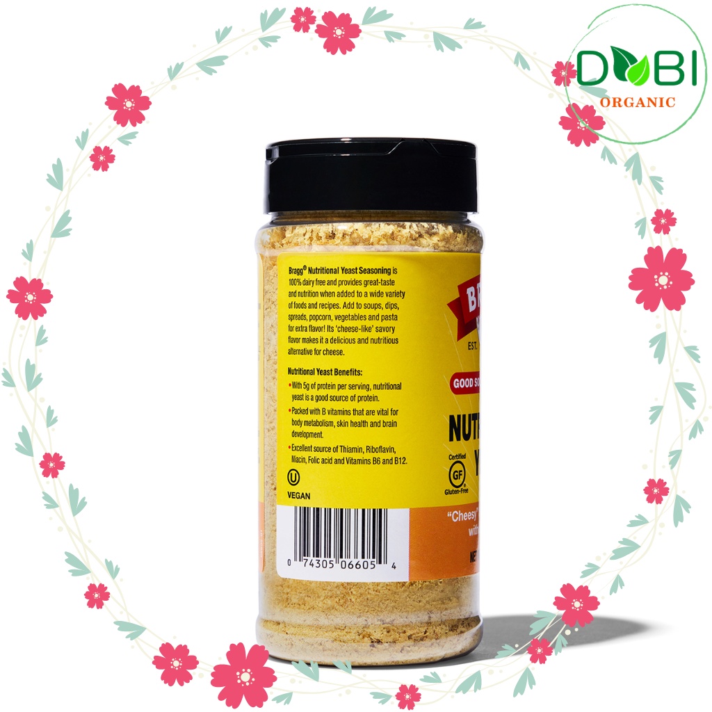 Men Dinh Dưỡng Bragg Nutritional Yeast 127g