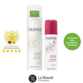 Caudalie Grape Water - Xịt Khoáng Cấp Nước, Dưỡng Ẩm (75ml~200ml)