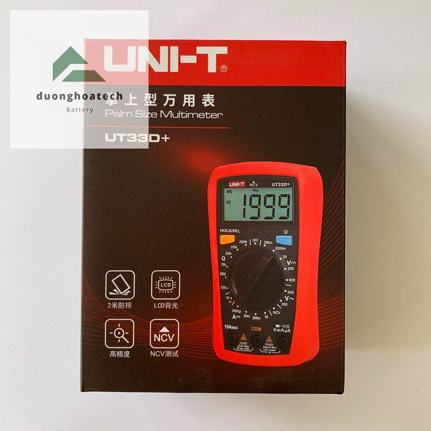 Đồng hồ vạn năng Uni-T UT33D+