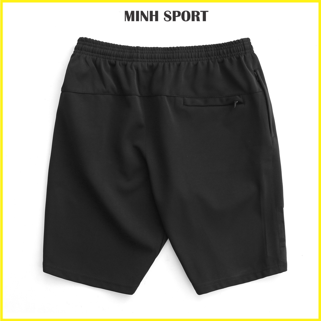 Quần Short Thể Thao Nam Bóng Chuyền Vải Thun Poly 2 Da Dày Dặn, Cao Cấp mã QUAN.25