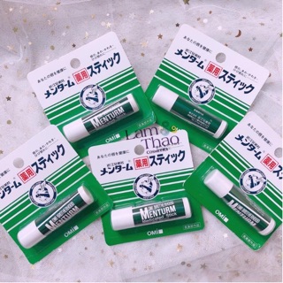 Son Dưỡng Dành Cho Môi Khô, Nứt Nẻ Omi Brotherhood Menturm Medicated Stick With Menthol