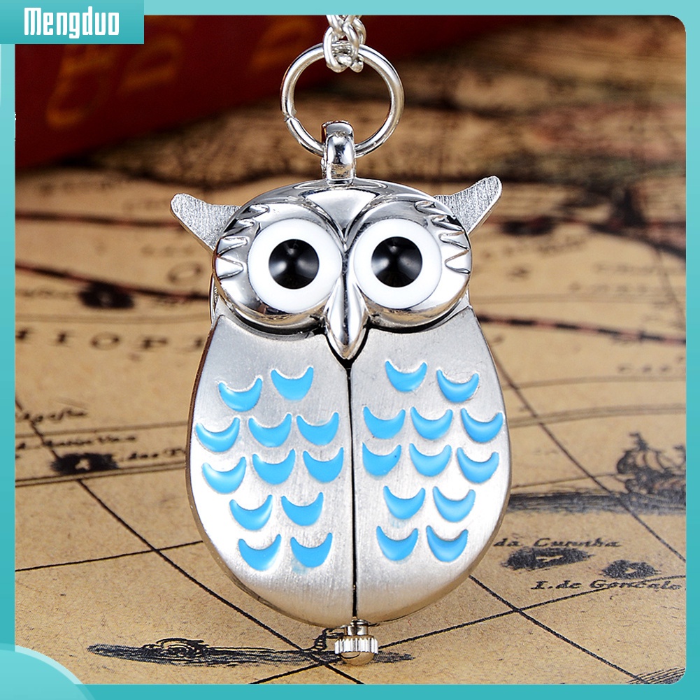 Đồng hồ bỏ túi thiết kế hình chim cú độc đáo