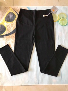 Quần bầu đáp dài chỉ chun lưng chất zip cotton