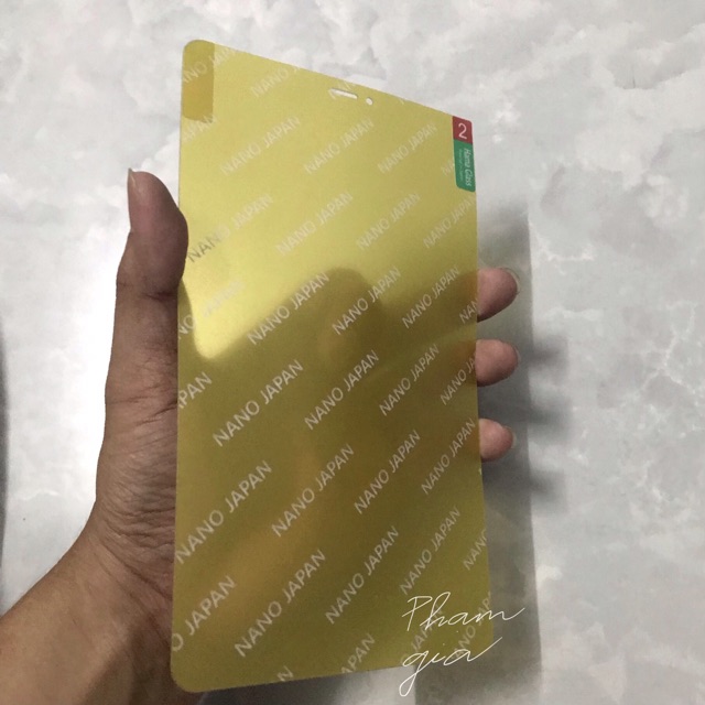 Kính cường lực dẻo nano Samsung Galaxy Tab A plus 8&quot; (8 inch) SPen (2019) (mã p205)