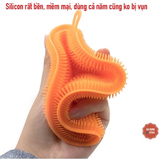 Miếng rửa chén bát silicon tiện lợi ( MIẾN RỬA BÁT SILICON )