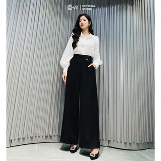 Quần suông phối đai TT CChat Clothes