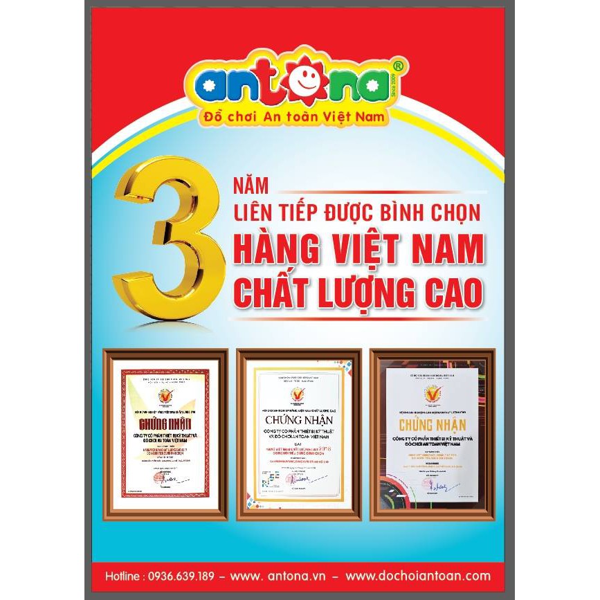 Bộ chữ cái nam châm cho bé ABC 33 chữ Antona dạy học cho bé No.189