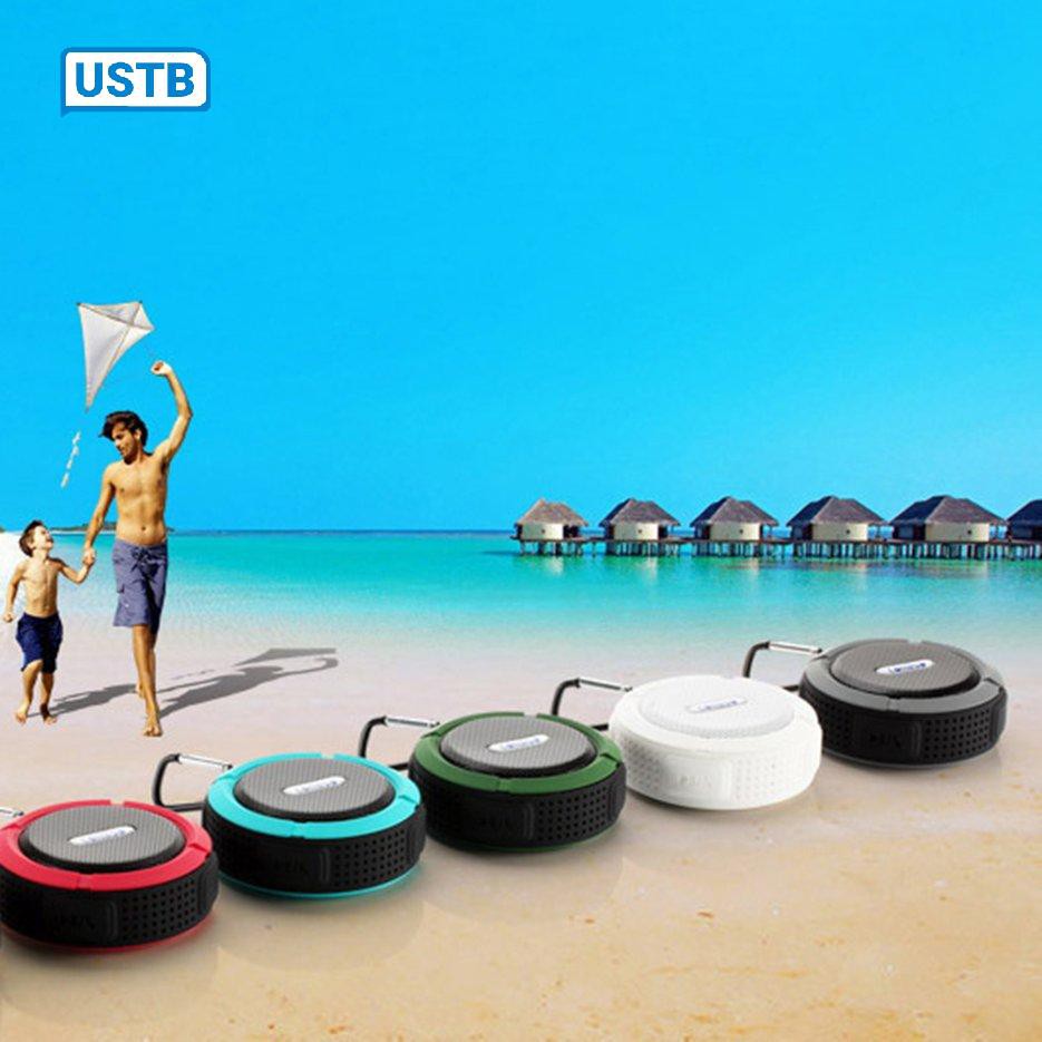 Loa bluetooth mini C6 mới có tác dụng chống sốc, chống thấm nước hỗ trợ kết nối thẻ nhớ 32GB