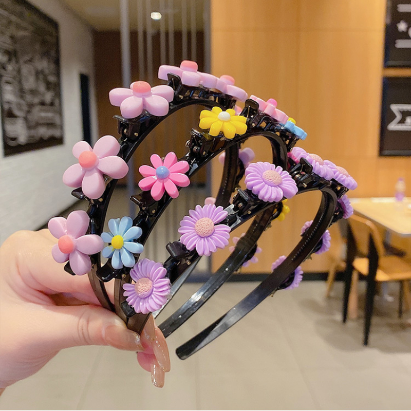 Cài tóc trang trí bông hoa dễ thương thời trang xinh xắn cho nữ