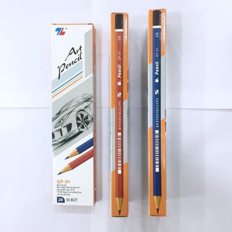 Bút Chì Gỗ Thiên Long GP-01, GP-04 ( 2B,HB ) 1 Chiếc