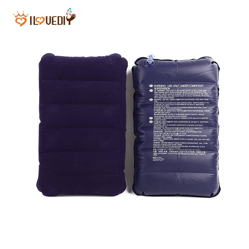 Ultra Gối Bơm Hơi Hình Vuông Bằng PVC Siêu Nhẹ Tiện Dụng Mang Theo Du Lịch Cắm Trại