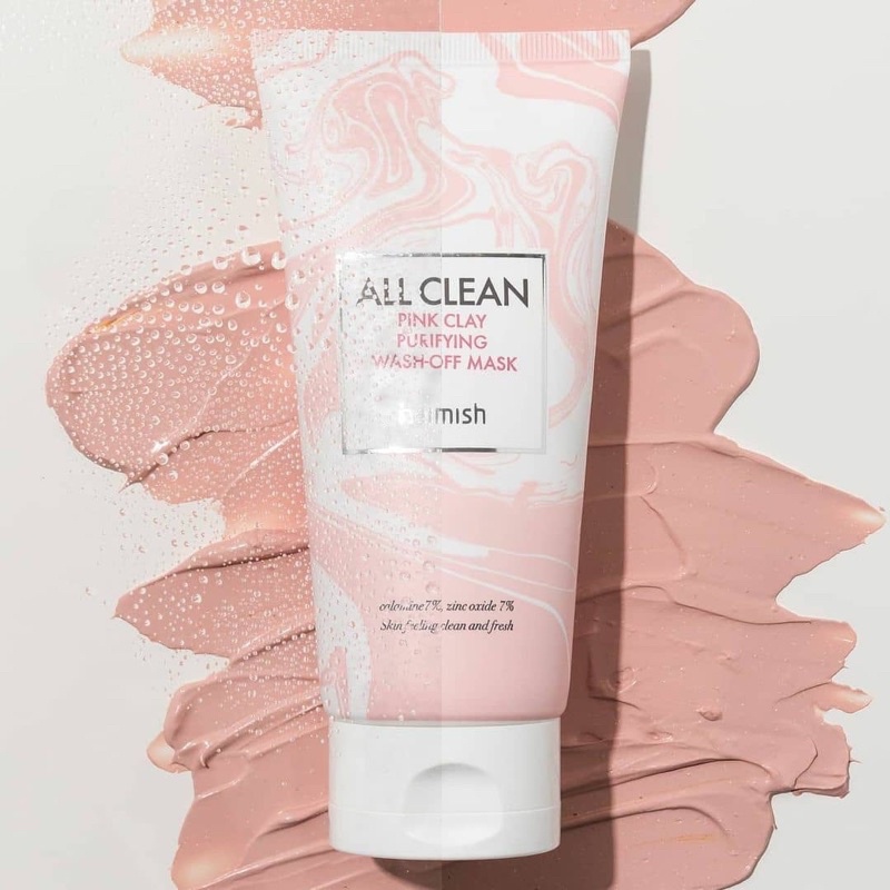 Mặt nạ Heimish All Clean Pink Clay Purifying Wash Off Mask