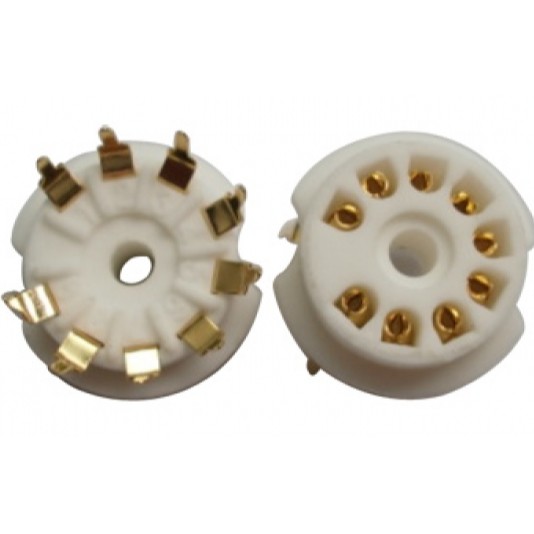 D09 Đế đèn 9 chân nhỏ dùng cho đèn 12AX7 6DJ8 12AU7