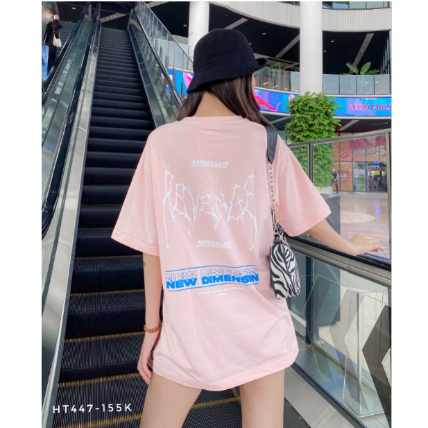 Áo thun/phông cộc tay unisex Mina studio HT447 chất liệu cotton thấm hút mồ hôi phong cách trẻ trung | BigBuy360 - bigbuy360.vn