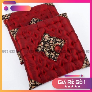 Đệm ngồi bệt ⭐FREESHIP⭐ Nệm gấm vuông ngồi thiền,bàn trà êm ái kích thước 40*40 cao cấp