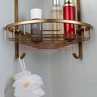 Kệ góc chất liệu đồng giả cổ