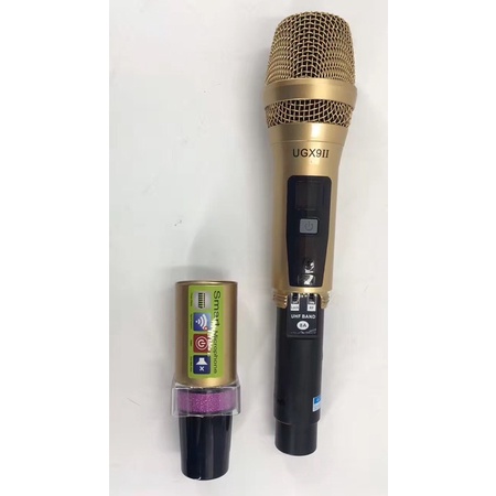 vỏ Mic S.hure UGX9II_ Vỏ Mic Kim Loại Vàng