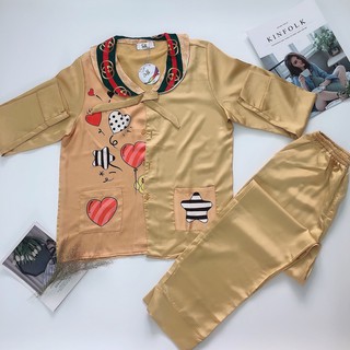 Đồ Bộ Pijama/ Đồ Ngủ Nữ - Lụa Satin Cao Cấp