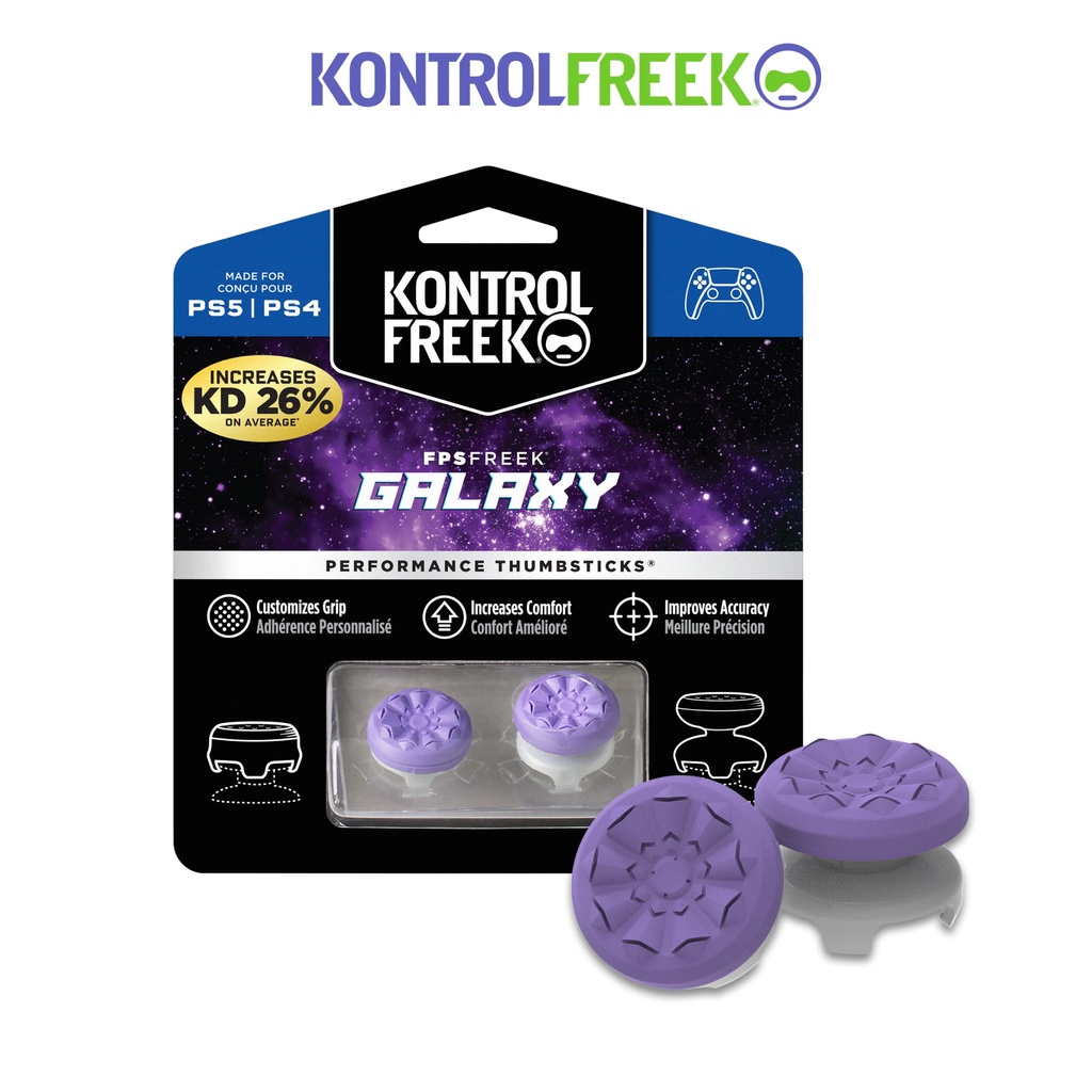 Núm bọc cần analog tay cầm chơi game KontrolFreek FPS Freek Galaxy - PS5 - Tím