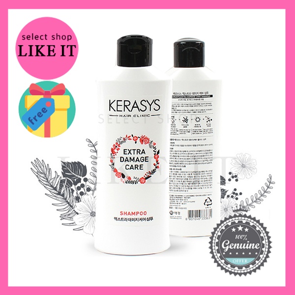 Dầu gội đầu Kerasys 180ml làm dịu tóc hư tổn từ Hàn Quốc
