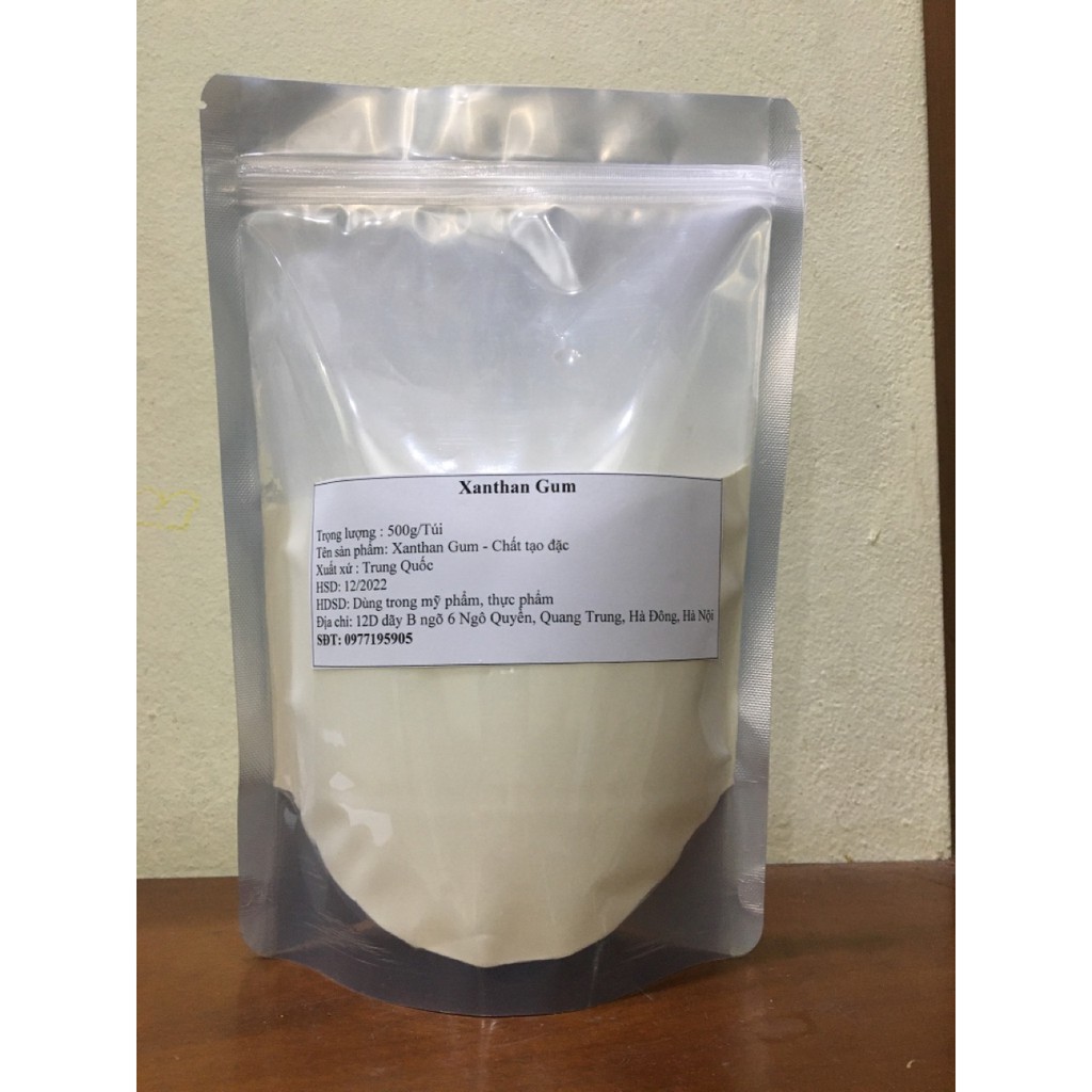 Xanthan Gum (bột) - Chất tạo đặc mỹ phẩm - Nguyên liệu làm mỹ phẩm 500g