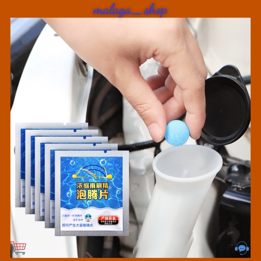 Viên sủi rửa kính ô tô chỉ 1 viên tương đương 4L nước rửa kính cực sạch VRK