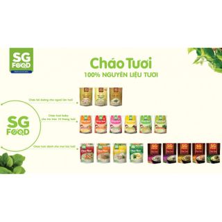 Combo 12 gói cháo tươi SG food