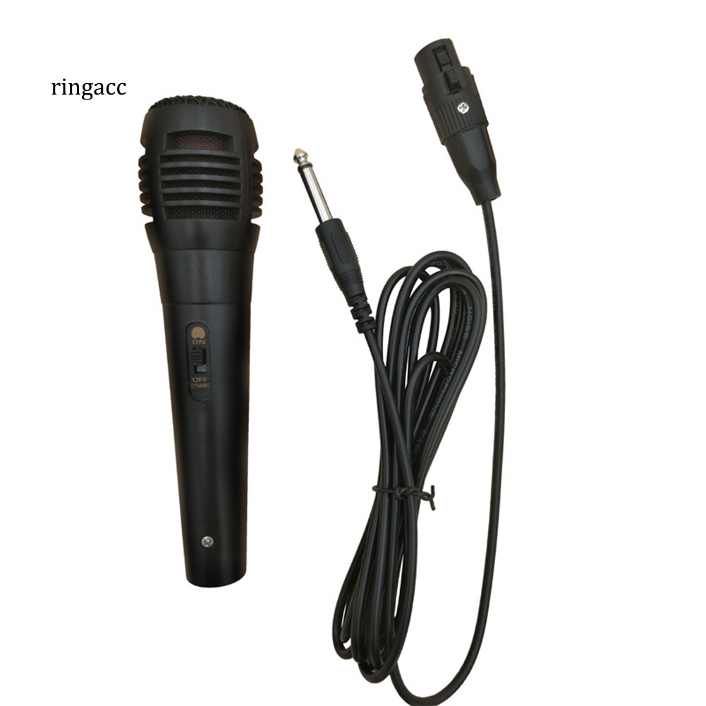 Micro Cầm Tay Có Dây Đầu Cắm 6.5mm Dùng Để Hát Karaoke Chất Lượng Cao