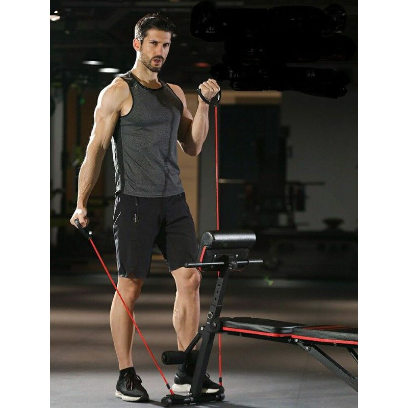 Ghế tập tạ đa năng, tập gym, ghế nằm đẩy tạ , gấp gọn P189 (1 đổi 1 trong 7 ngày)