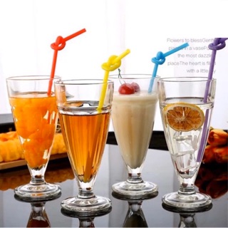 Hộp 6 Ly Thuỷ Tinh Uống Sinh Tố 340ml