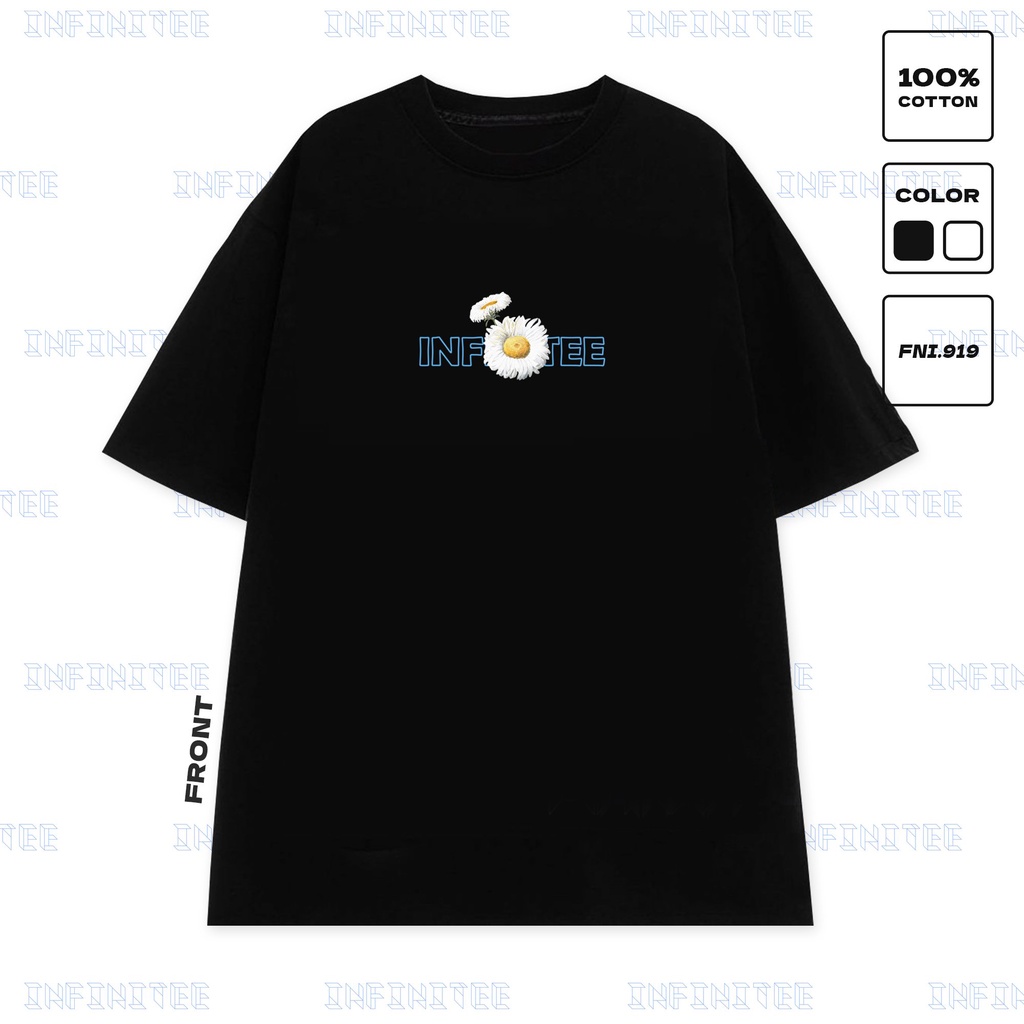 Áo thun INFINITEE Fni0919, Thun 100% Cotton - form rộng Unisex.