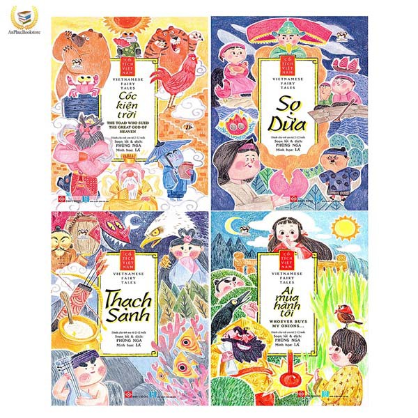 Sách - Truyện Cổ tích Việt Nam Song Ngữ - Vietnamese Fairy Tales 4 cuốn | BigBuy360 - bigbuy360.vn