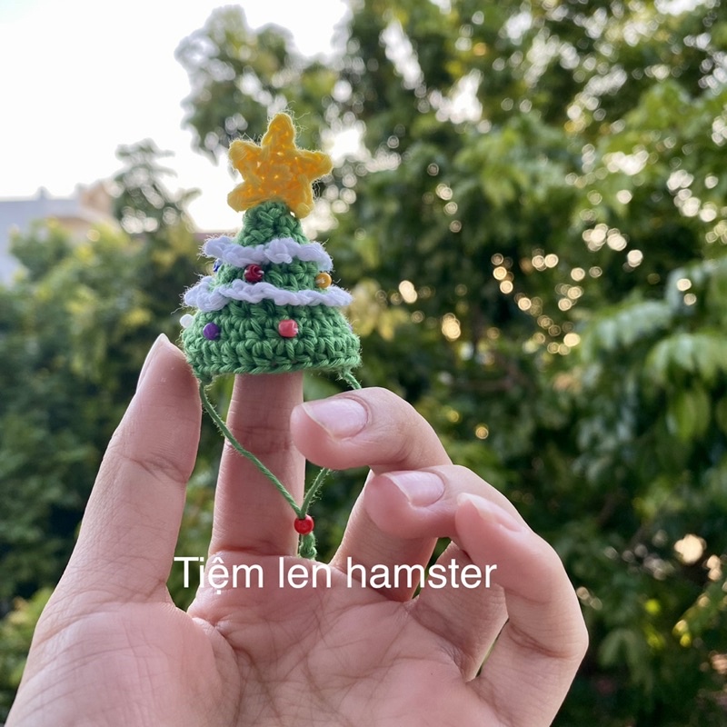 Mũ nón cây thông Noel cho hamster
